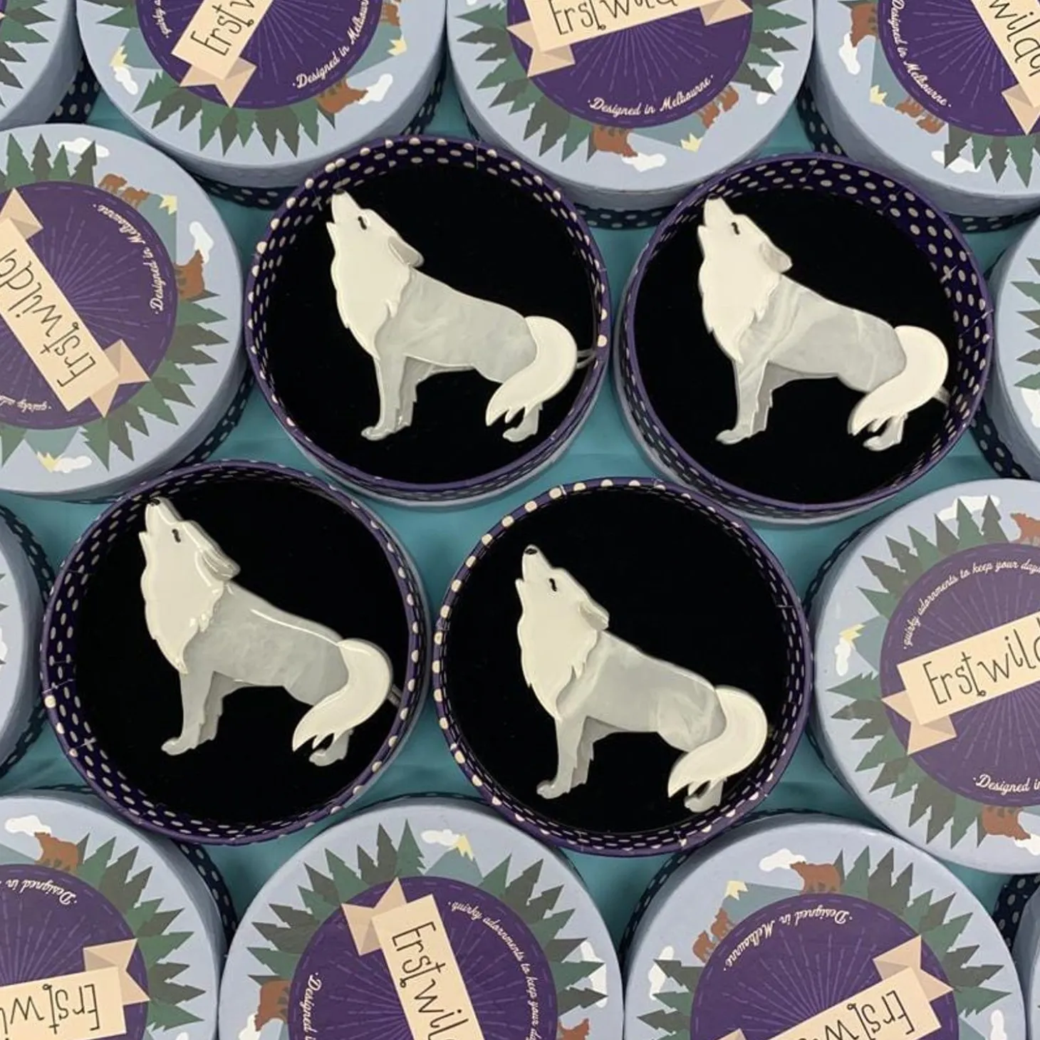 Wolfpack Of One Brooch