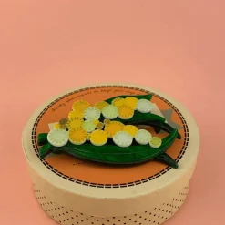 Woven Wattle Brooch