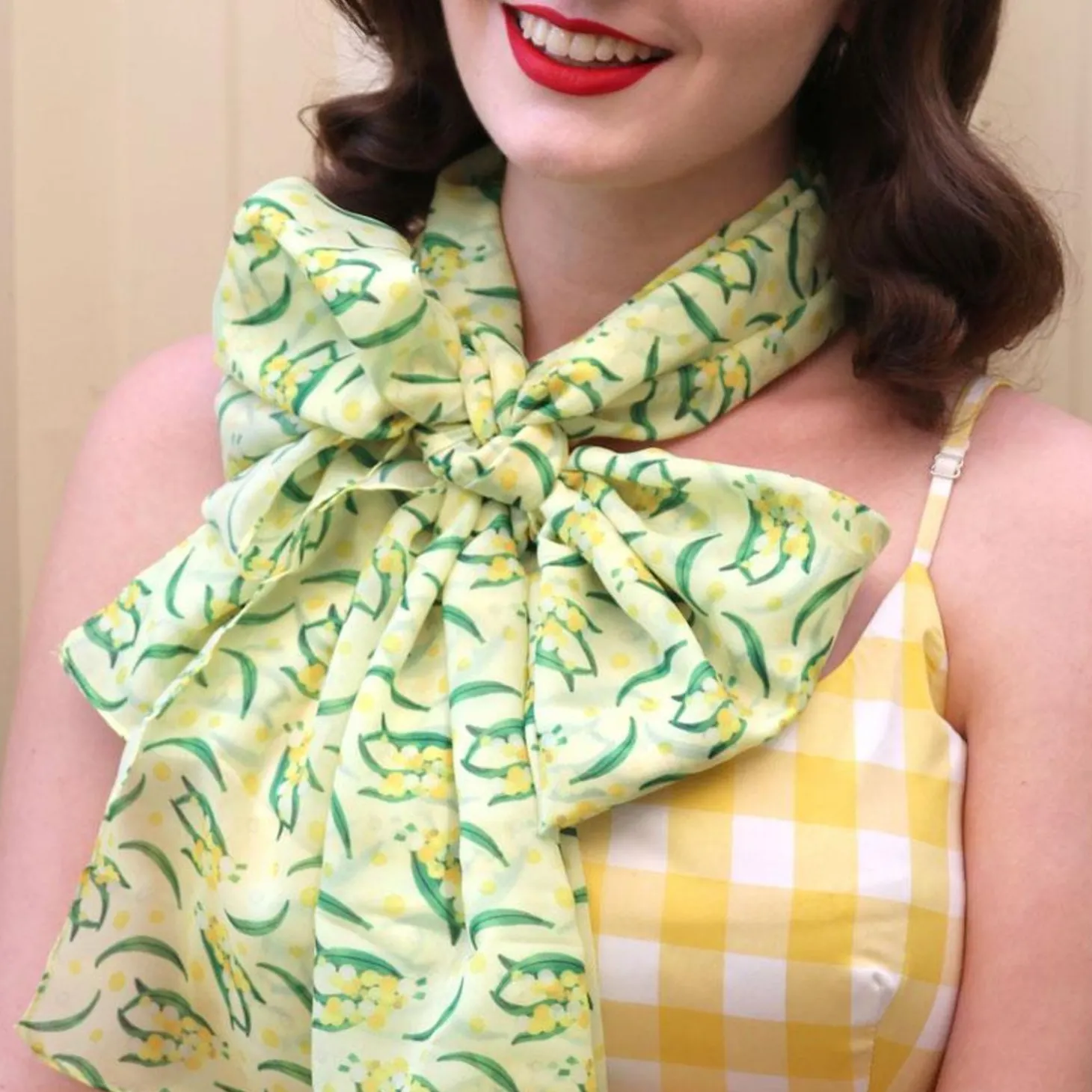 Woven Wattle Large Neck Scarf