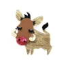 Young Warthog Brooch