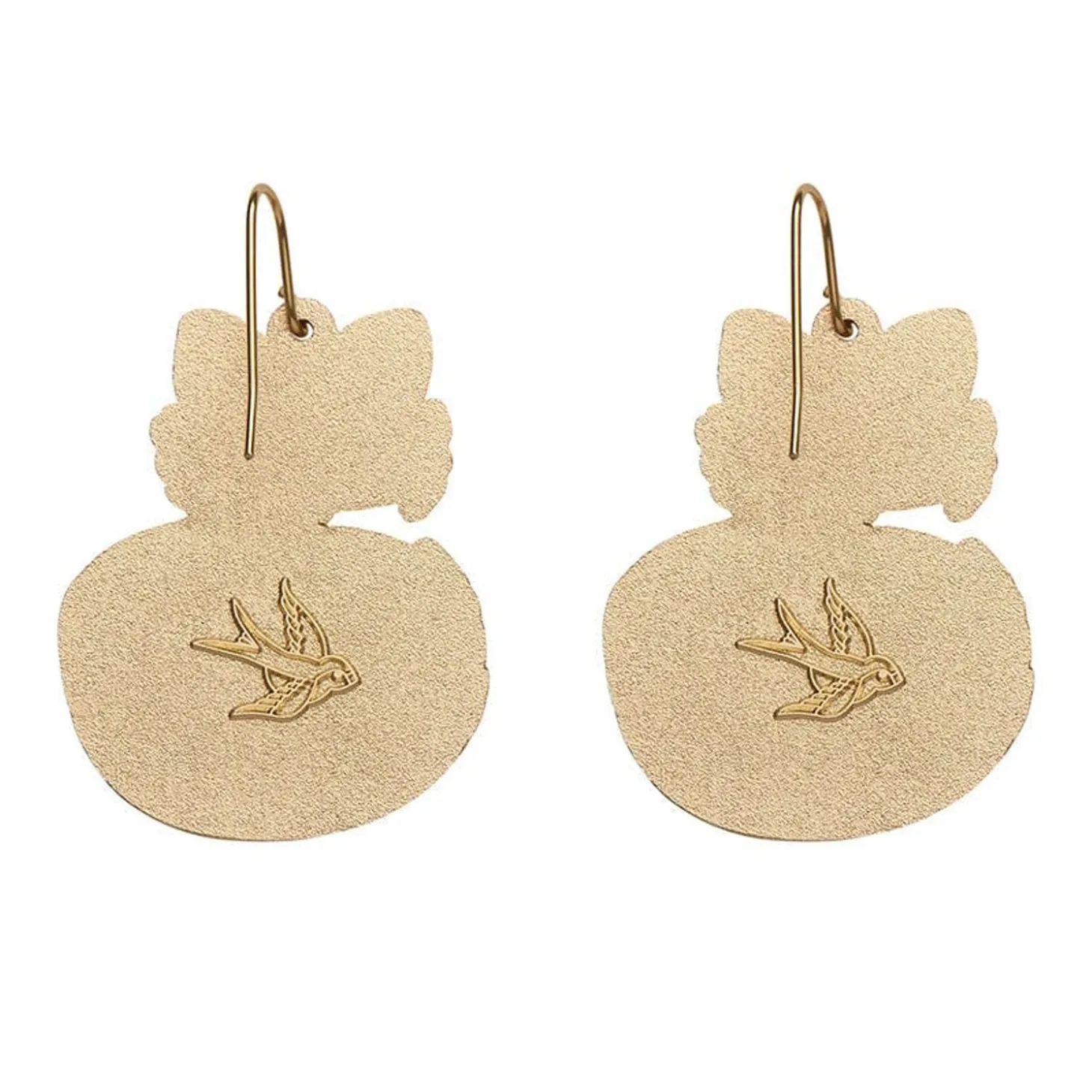 You'Re In"Fox"Icating Enamel Drop Earrings