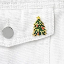 Yuletide Timber Enamel Pin