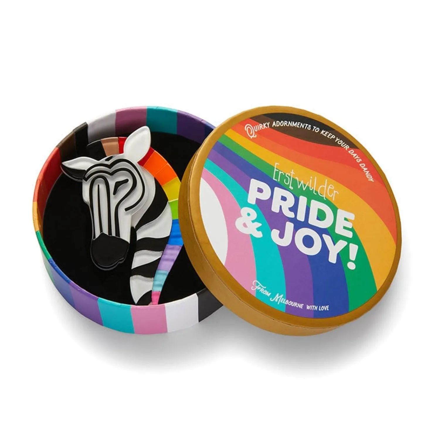 Zelda The Zestful Zebra Brooch