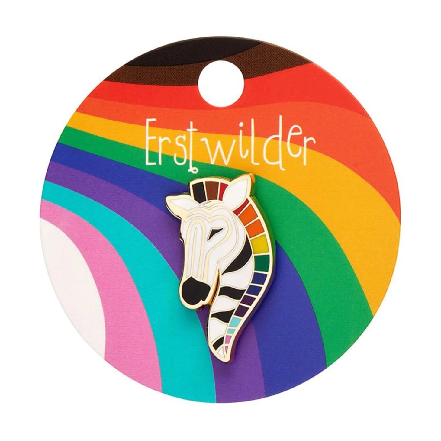 Zelda The Zestful Zebra Enamel Pin