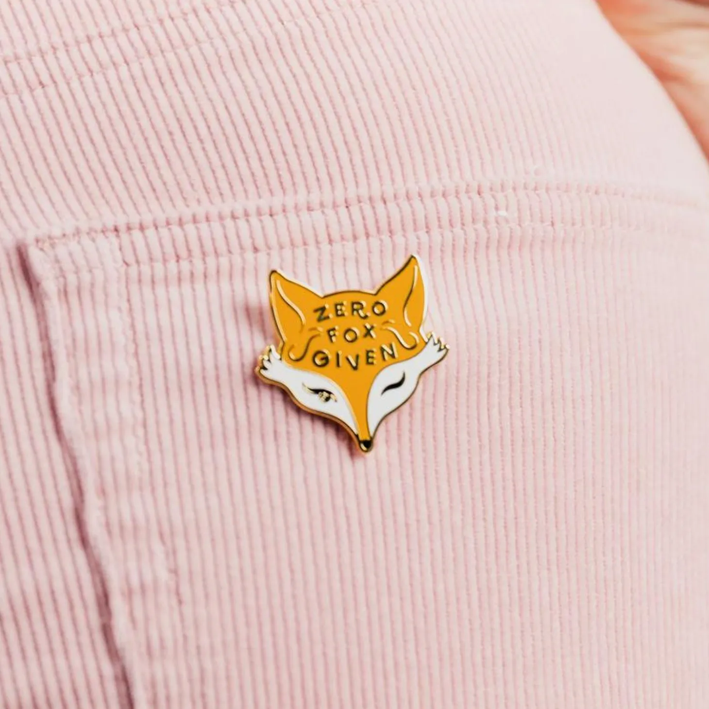 Zero Fox Given Enamel Pin