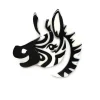 Zesty Zebra Brooch
